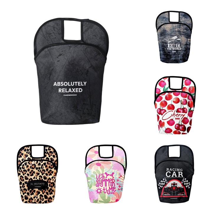10% OFF - PACK X 4 BOLSITA DE AUTO TELA MOCHILERA SURTDAS